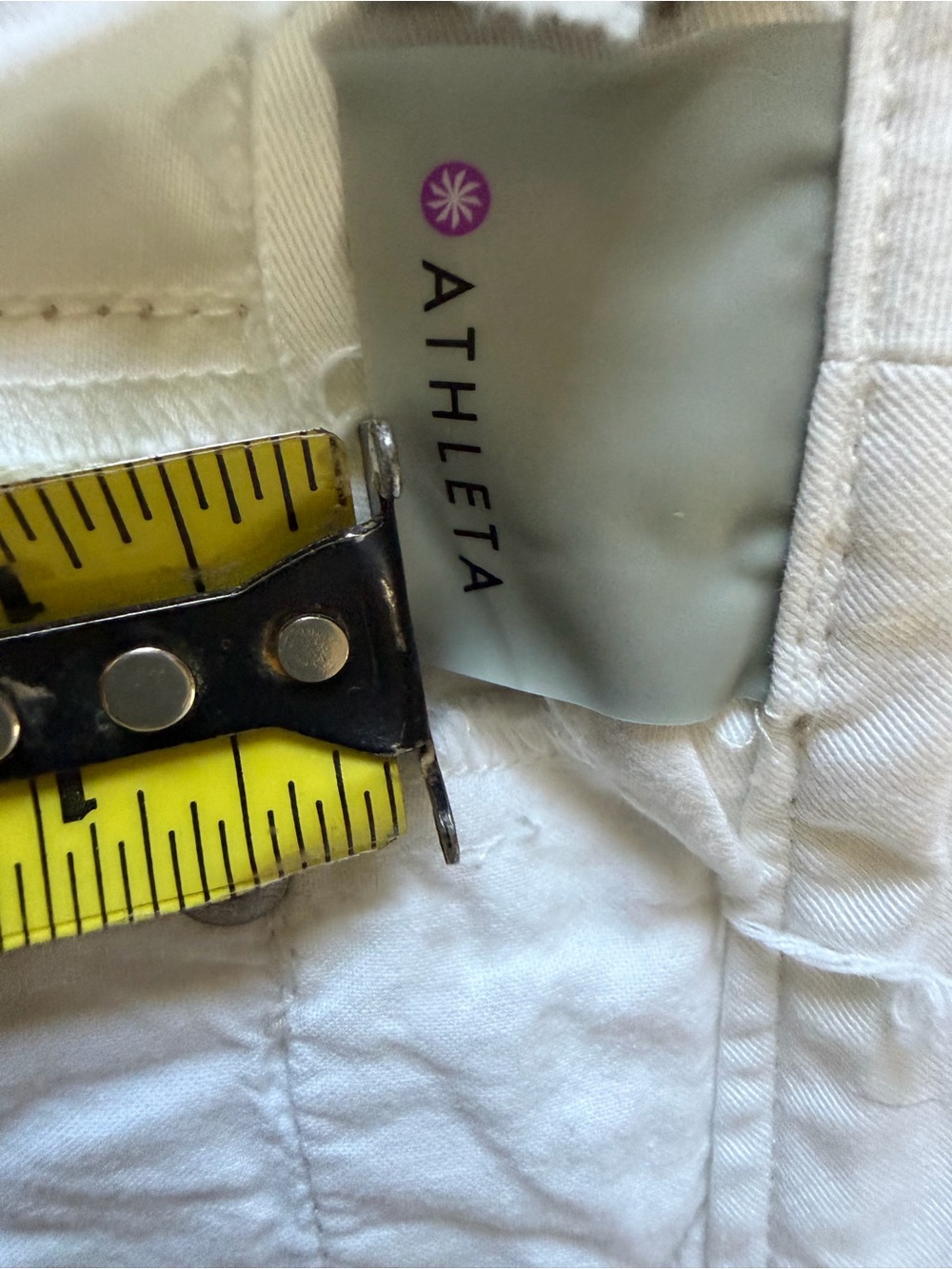Athleta White Cargo Bermuda Shorts for Women - Picture 5 of 5